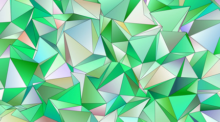 Abstract Low-Poly triangular modern background