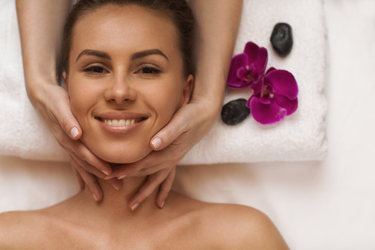 Gorgeous young woman at the spa