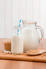 Vegetarian milk made of soybeans