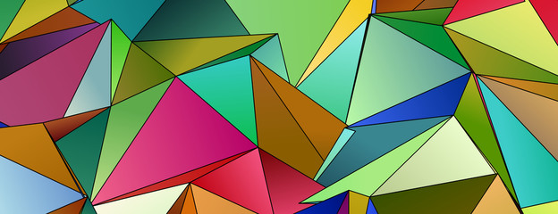 Obraz premium triangular background