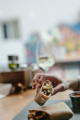 Vegetarian wrap 