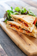 roasted chicken tandoori sauce sandwich