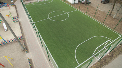 Football ground from a height