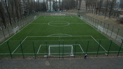 Fototapeta premium Football ground from a height