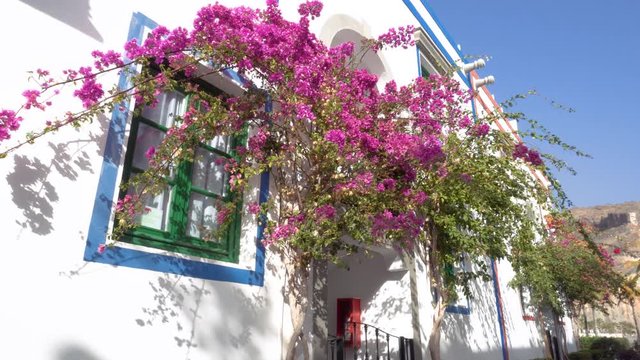 Puerto de Mogan village in Gran Canaria, Spain . Famous touristic destination in Canary islands .