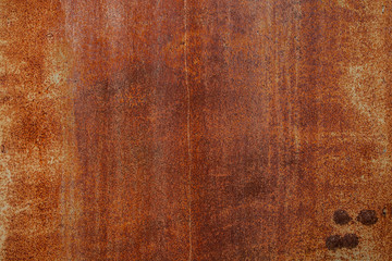 Grunge rusted metal texture, rust and oxidized metal background. Old worn metallic iron panel.
