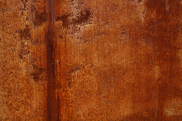 Grunge rusted metal texture, rust and oxidized metal background. Old worn metallic iron panel.
