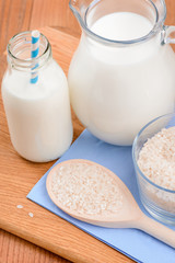 Rice cereal and homemade milk