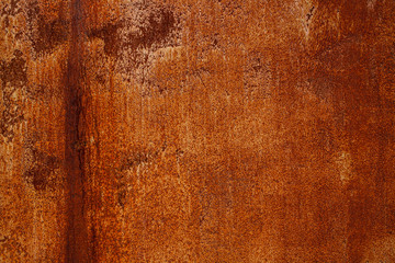Grunge rusted metal texture. Rusty corrosion and oxidized background. Worn metallic iron panel....