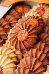 delicious shortbread with jam