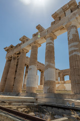 Obraz premium Columns of Parthenon, Athens, Greece