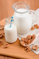 Vegan drink made of walnuts