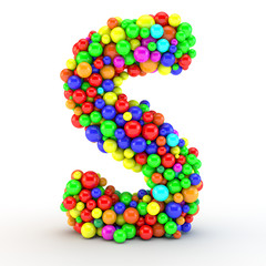 Colorfull letter S
