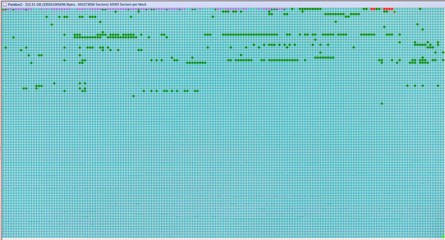 hard disk drive recovery table with hdd sectors