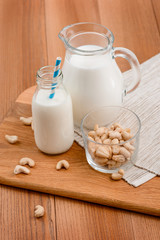 Homemade cashew milk