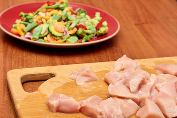 Chicken raw meat