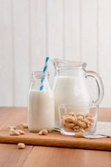 Milk made of cashew nuts