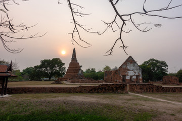Ancient Temple in Ayudhya, Thailand