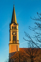 Beautiful church at Plattling-Bavaria-Germany