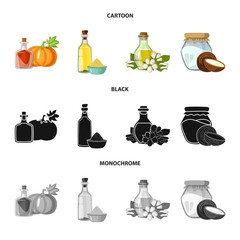 Isolated object of healthy  and vegetable  sign. Collection of healthy  and agriculture stock symbol for web.