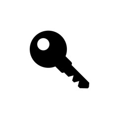 Key icon vector. Key vector icon. Key symbol for web site design