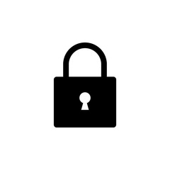 Lock icon vector. Encryption icon. Lock Icon in trendy flat style isolated. Security symbol