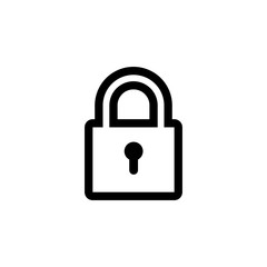 Lock icon vector. Encryption icon. Lock Icon in trendy flat style isolated. Security symbol