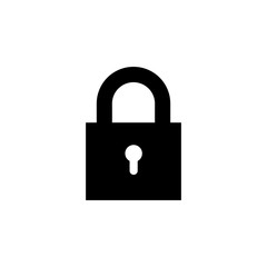 Lock icon vector. Encryption icon. Lock Icon in trendy flat style isolated. Security symbol