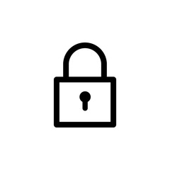 Lock icon vector. Encryption icon. Lock Icon in trendy flat style isolated. Security symbol
