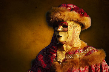 Portrait déguisement Carnaval Vénitien