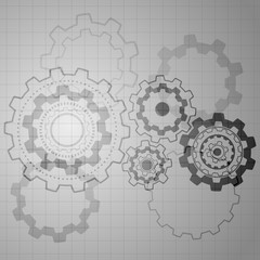 Abstract technology background. 