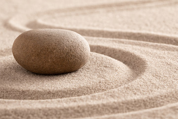 Fototapeta na wymiar zen meditation stone and sand garden for mindfulness, relaxation, harmony balance and spirituality. .