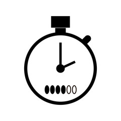 clock isolated on white background