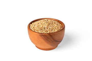 Oats isolated on white background.