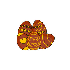 easter egg with ornament