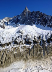Moraine et mer de glace, Chamonix
