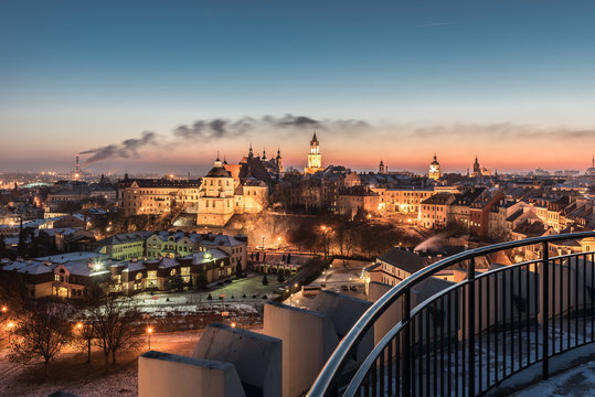 Panorama of old town in City of Lublin, Poland © Marcin Mularczyk