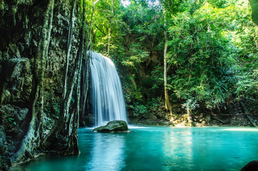 waterfall in deep forest , thailand
