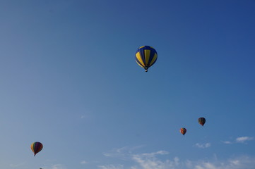 hot air balloons