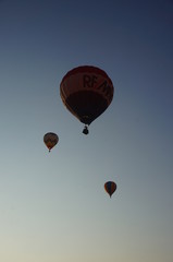 hot air balloons