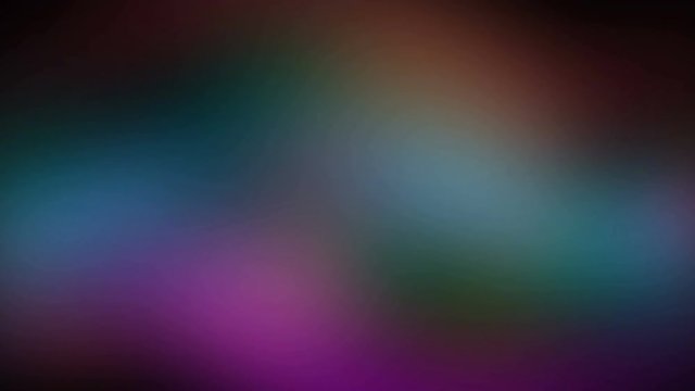abstract digital background with multi-colored gradients moving random on black