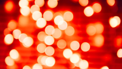 Obraz premium Abstract Background - Orange Bokeh