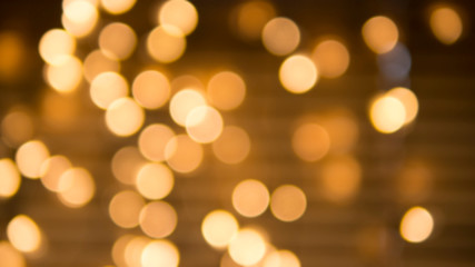 Obraz premium Abstract Background - Yellow Bokeh