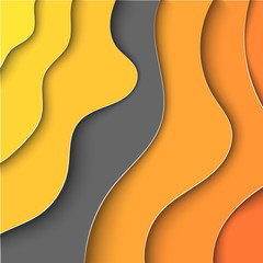 Paper cut abstract background. 