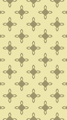 Ornate geometric pattern and two-tone abstract background