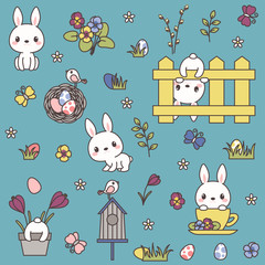 Easter icons bundle.