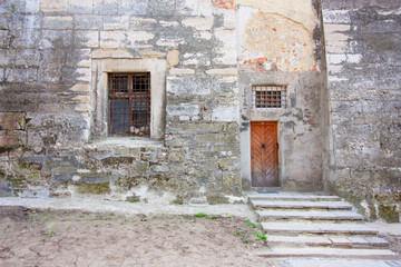 part of the facade of the house