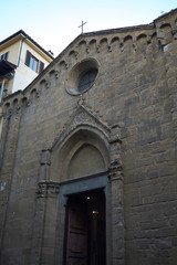 Fototapeta na wymiar Florence, Italy - February 27, 2019 : San Carlo dei Lombardi church