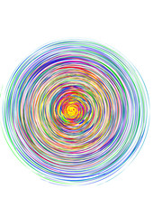 Abstract background of multicolored lines and spots
