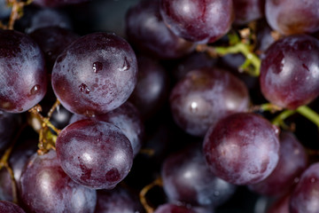 bunch of red grapes